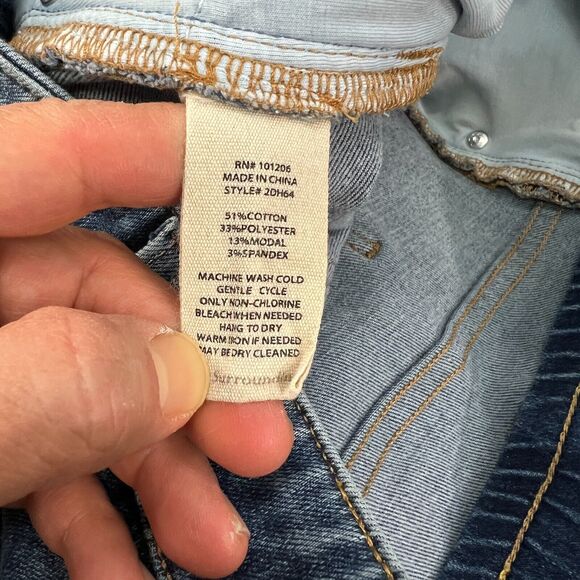 Soft Surroundings Jeans Womens 32 X 30 The Ultimate Denim Relaxed Straight Blue - Picture 7 of 12